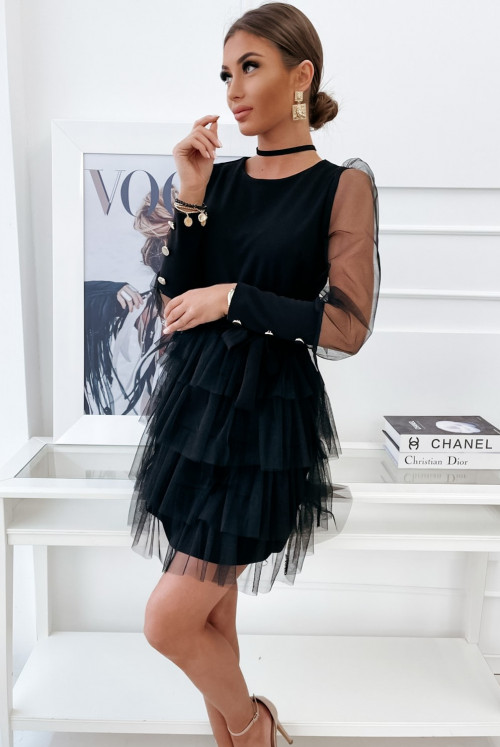 SUKIENKA ELENA - black
