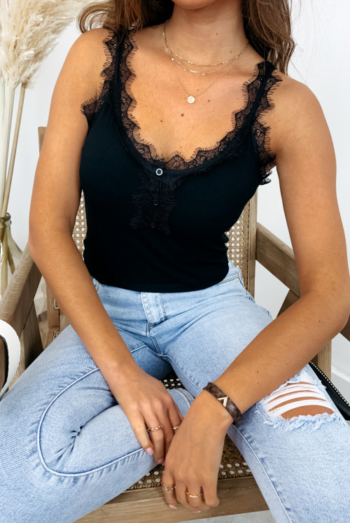 BLUZKA CORNY - black