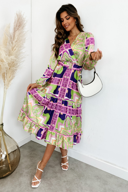 SUKIENKA MAXI FINESIA - green