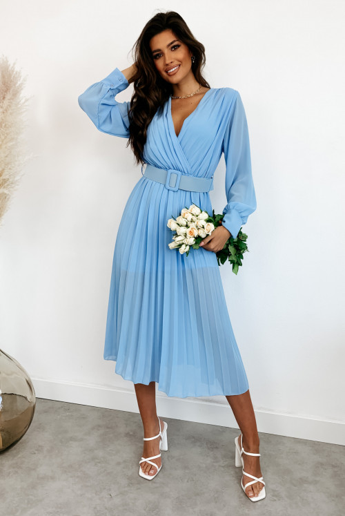 SUKIENKA MAXI FELIA - baby blue