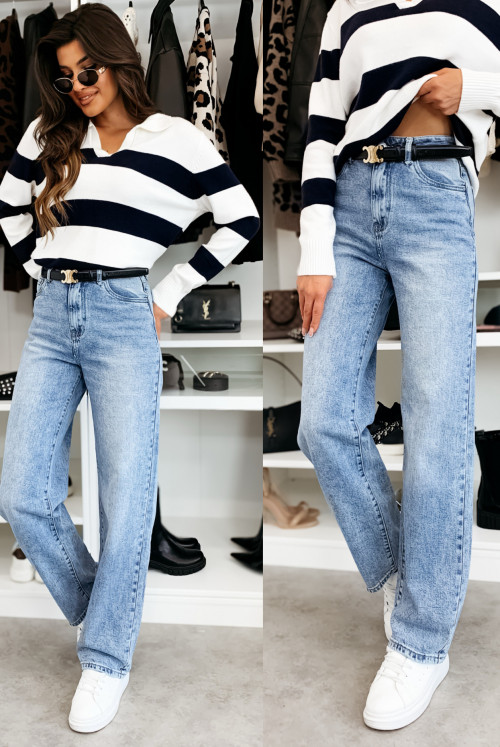 JEANSY MOLLY HIGHT WAIST - blue denim