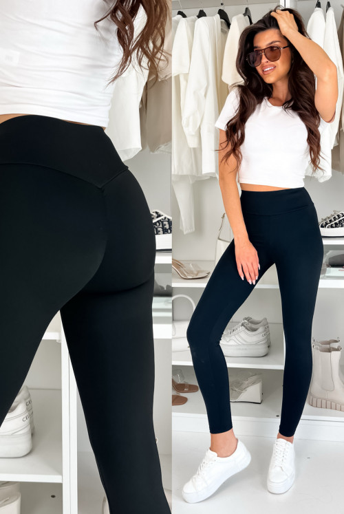 LEGGINSY COMFY PUSH UP - black