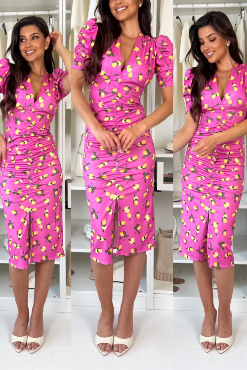 SUKIENKA KIARA - pink lemon