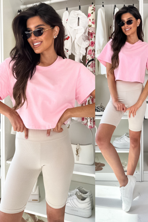 T-SHIRT ZAFFY - pastel rose