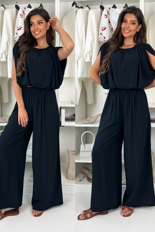 KOMPLET ELENA Z WISKOZY - black