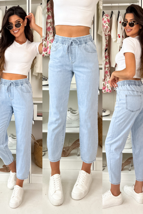 JEANSY BAGGY SEMMY - light blue denim