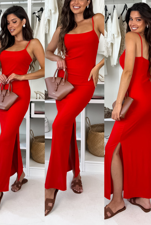 SUKIENKA LEONA BASIC - red