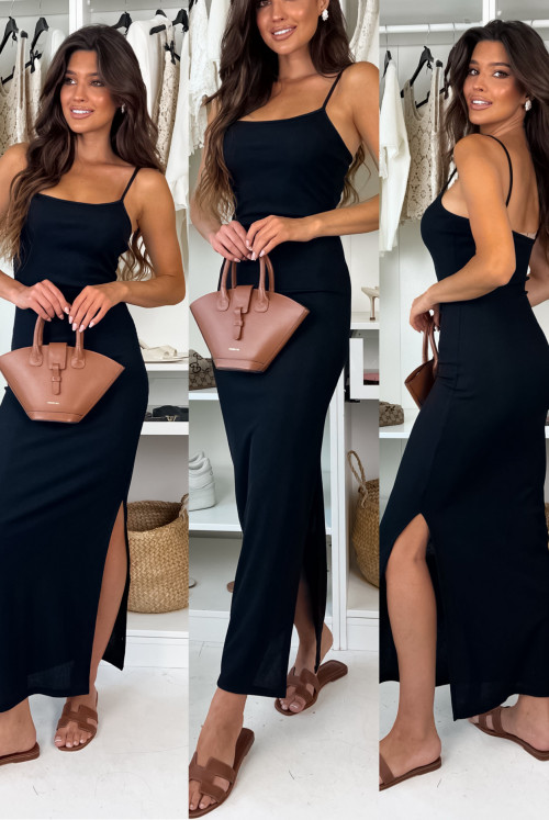 SUKIENKA LEONA BASIC - black