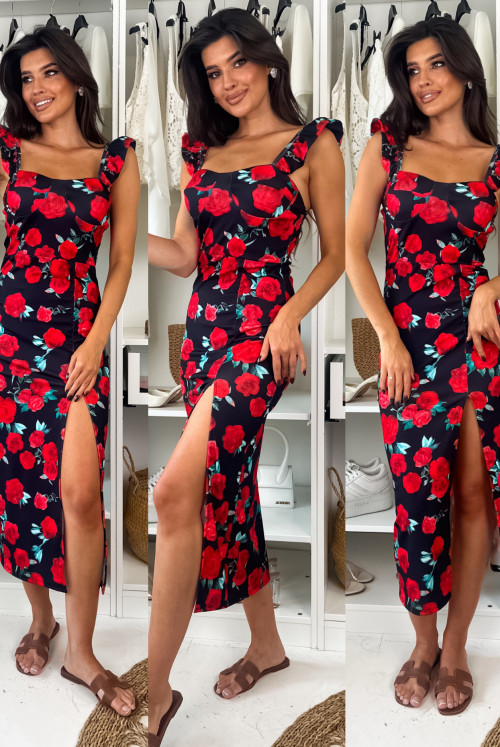 SUKIENKA KIMBERLY - black rose