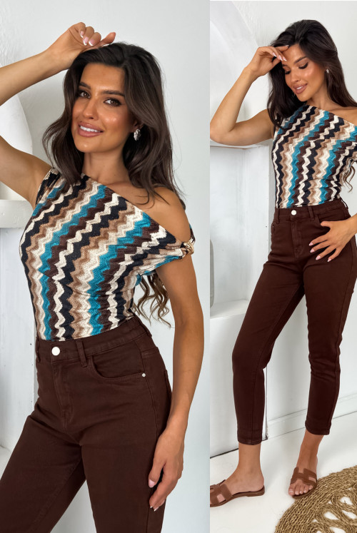 BLUZECZKA DIVA - aztec chocolate