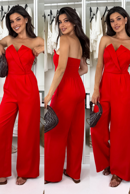 KOMBINEZON SAMANTA - red
