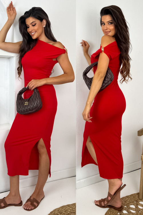 SUKIENKA DIVA GOLD - RED