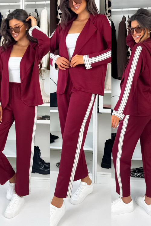 KOMPLET ASPER - BORDO