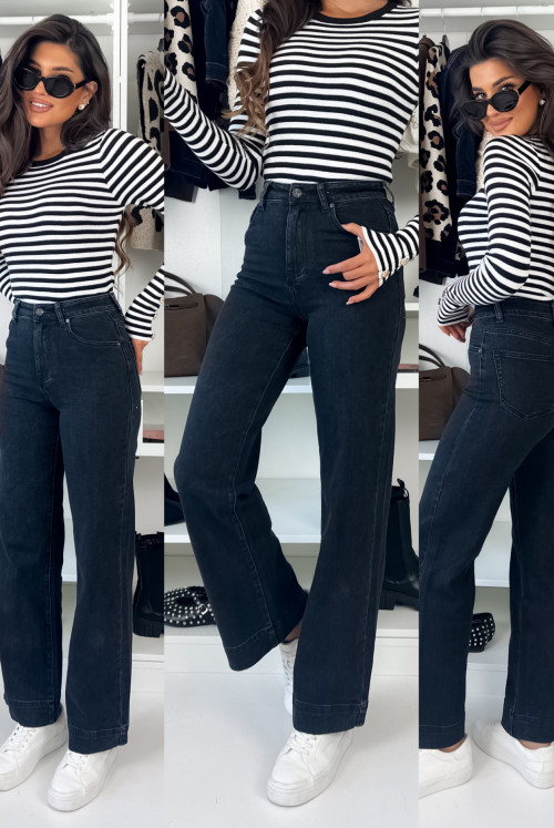JEANSY HONNY HIGHT WAIST - black