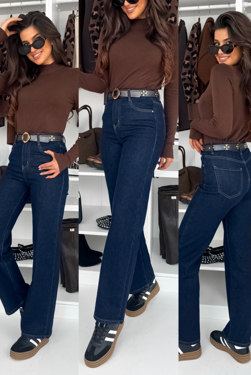 JEANSY BONNS WIDE LEG Z PASKIEM