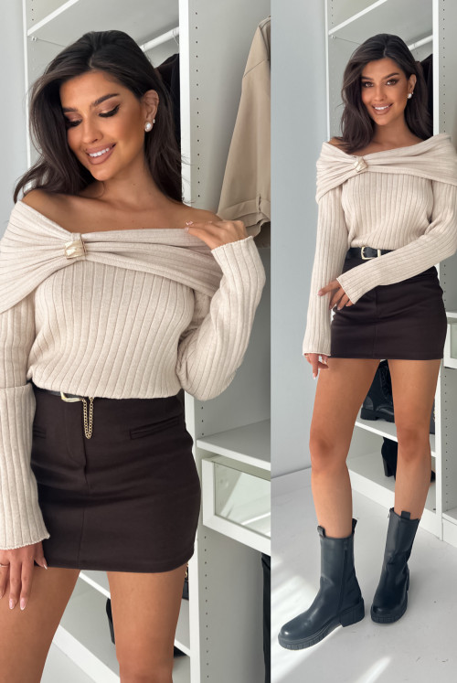 SWETEREK NOEL GOLD - beige