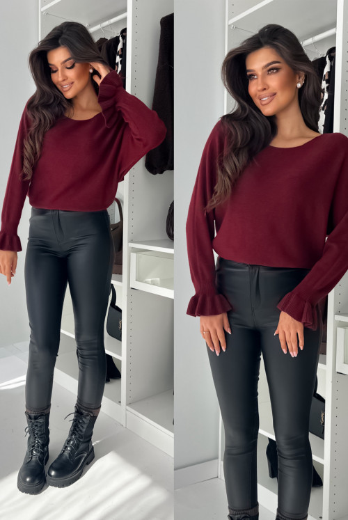 SWETEREK PATTY - bordo