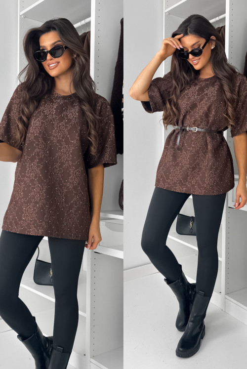 BLUZECZKA IVVY SHINE CHOCO