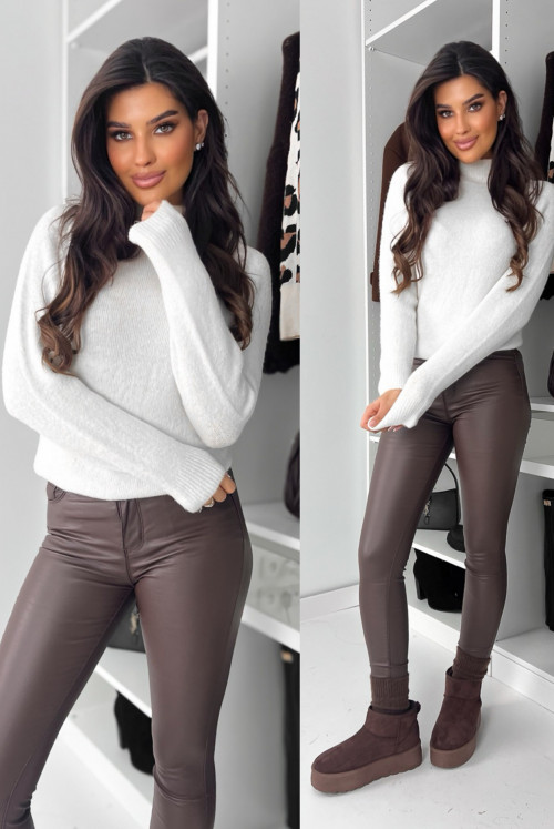 SWETEREK INGRID BABY ALPAKA - WHITE